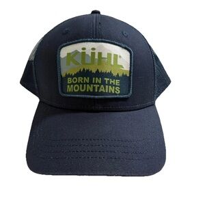 KÜHL Born In The Mountains Trucker Hat Patch Logo Adjustable Snapback Mens